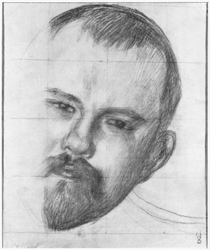 Ambroise Vollard (1868-1939) 1899 (pencil & sanguine)