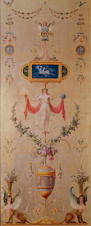 Panel from the boudoir of Marie-Antoinette (1755-93) c.1786 (mural)