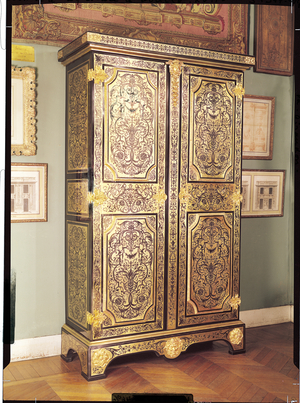 Louis XIV Wardrobe, c.1680-90 (bronze marquetry and wood)