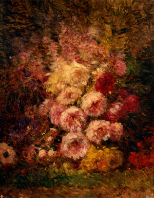 Paeonies (oil on canvas)