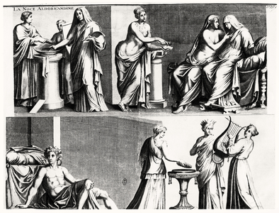 The Aldobrandini Wedding, after a Roman Fresco (engraving)