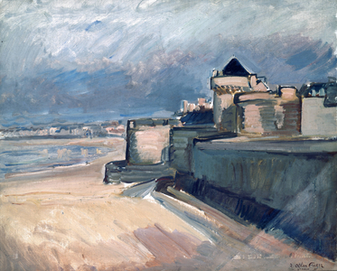 View of Saint-Malo, 1935 (oil on canvas)