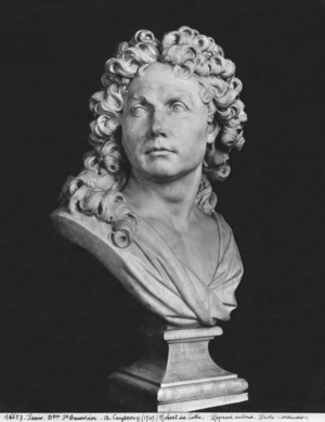 Bust of Robert de Cotte, 1707 (see also 346010, 346011) (marble)