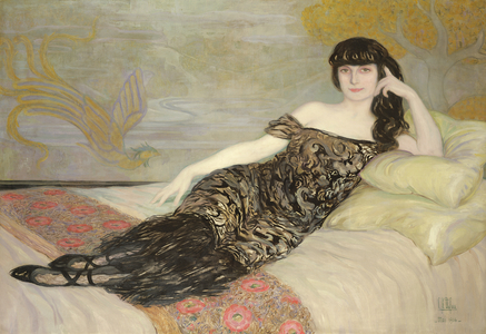 Anna de Noailles (1876-1933), 1914 (oil on canvas)