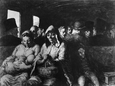 The Third Class Carriage, c.1862-64 (oil on canvas)