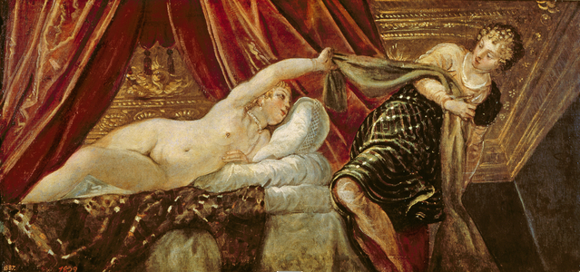 Joseph and the Wife of Potiphar (oil on canvas)