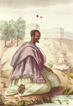A Senegalese Marabout, from 'Les Esquisses Senegalaises' by Abbe Boilat, 1853 (lithograph)