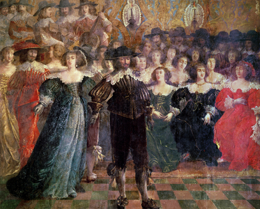 The Court Ball (mural) (detail)