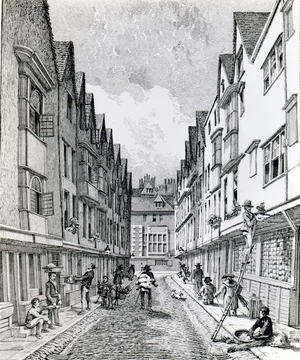 Winchester Street, London Wall, published 1814 (engraving)