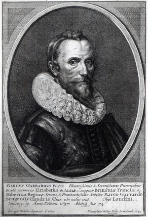 Self Portrait, engraved by Wenceslaus Hollar, 1644 (engraving)