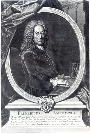 Friedrich Hoffmann, engraved by F.G Wolffgang, 1735 (engraving)