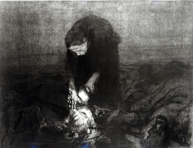 After the Battle, from the series 'The Peasants' Revolt', 1907 (etching, engraving and aquatint)