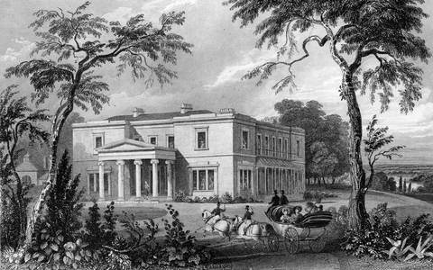 Stisted Hall, near Braintree, Essex, engraved by John Carr Armytage, 1832 (engraving)