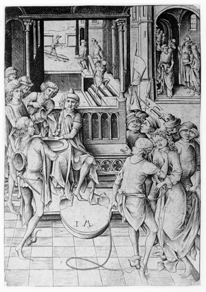 Pilate washing his hands (engraving)
