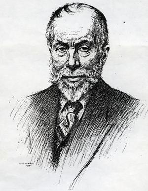Ernest Rhys, 1931 (engraving)