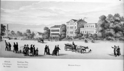 View of Munich, 1869 (engraving)