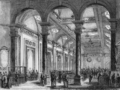 Interior of Lloyd's of London (engraving)
