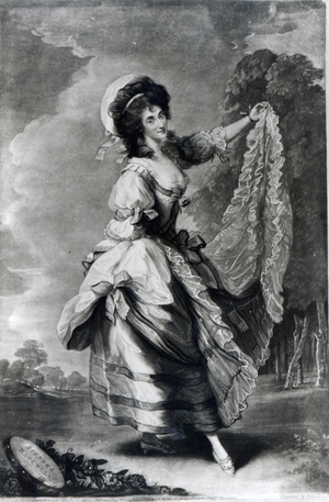 Giovanna Baccelli, engraved by John Jones (mezzotint)
