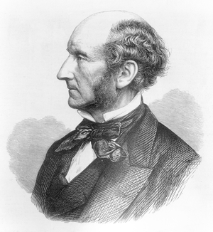 John Stuart Mill (1806-73) (engraving)
