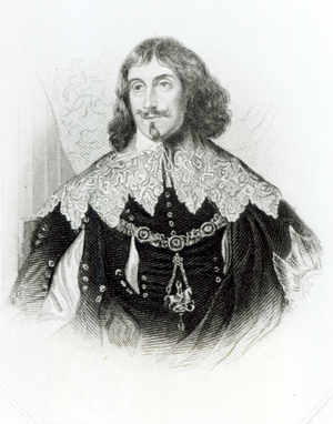 Portrait of Philip Herbert (1584-1650) 1st Earl of Montgomery and 4th Earl of Pembroke, from 'Lodge's British Portraits', 1823 (engraving)