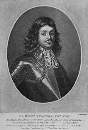 Portrait of Sir Richard Stainer, from 'Characters Illustrious in British History', by Richard Earlom and Charles Turner, 1815 (litho)