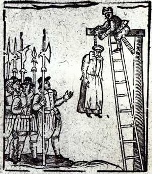 Public Hanging of a Woman (woodcut)