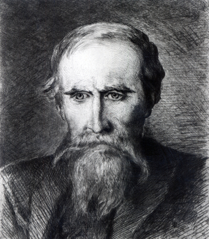 Sir Leslie Stephen, 1889 (etching)