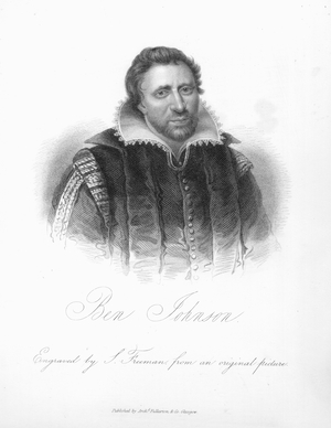 Ben Jonson (1573-1637) (engraving)
