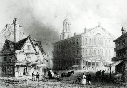 Faneuiel Hall, Boston (engraving)