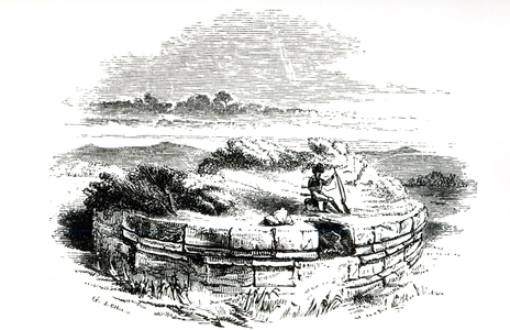 Mausoleo on the Montarozzi (engraving)