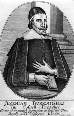 Jeremiah Burroughes (1599-1646), engraved by Cross (engraving)