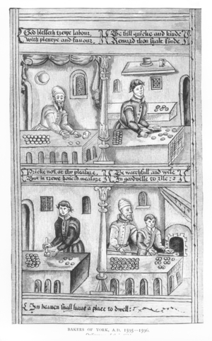 Ordinance of the Bakers of York, 1595-96 (vellum) (b&w photo)