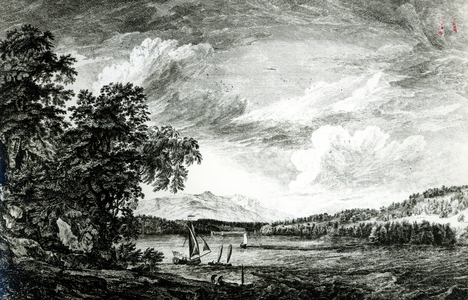 View of Hudson's River of Pakepsey (engraving)
