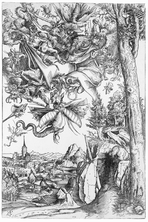 The Temptation of St.Anthony, 1506 (woodcut)