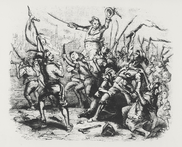 Luddite Rioters, 1813 (engraving)