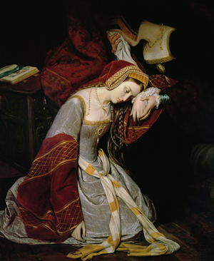 Anne Boleyn in the Tower, 1835 (oil on canvas)