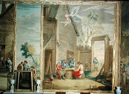 The Game of Cards (oil on canvas)