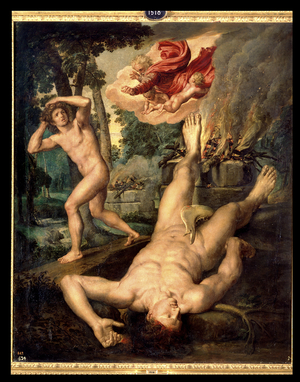 The Death of Abel (oil on canvas)