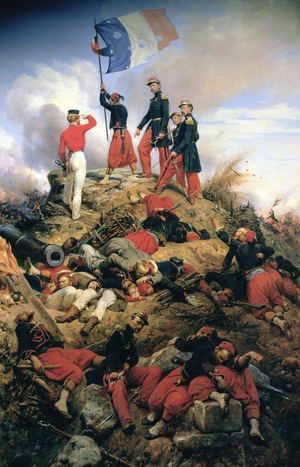 The Taking of Malakoff, 1858 (oil on canvas)