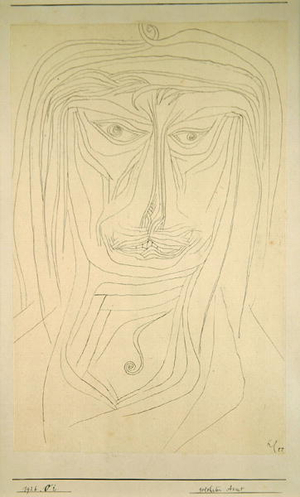 Learned Asian, 1926 (no 52) (pen on paper on cardboard)