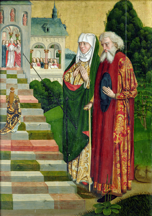 Presentation of the Virgin, from the Dome altar, 1499 (tempera on panel)