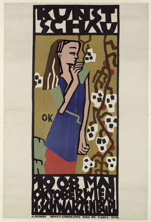Poster for an Art Show, Vienna, May-October 1908 (colour litho)
