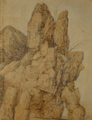 Rocky Mountain (pastel and chalk on paper)