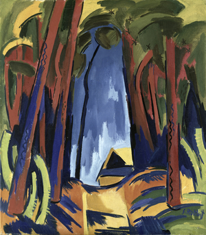 Waldbild, 1921 (oil on canvas)