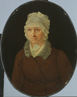 Portrait of an Old Woman, c.1800 (oil on canvas)