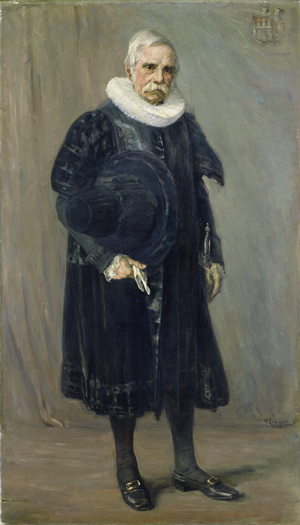 The Mayor, Carl Friedrich Petersen (1809-92) 1891 (oil on canvas)