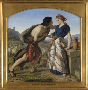 The Meeting of Jacob and Rachel, 1853 (oil on canvas) (see 141377)