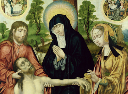 The Lamentation of the Dead Christ, c.1520 (oil on panel) (see 150818 and 150820)