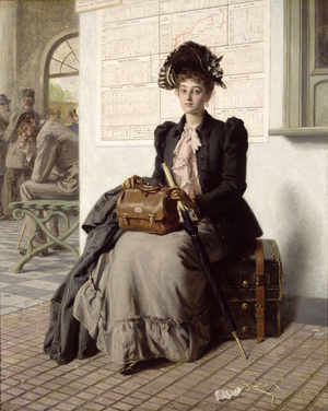 Going into the World (oil on canvas)