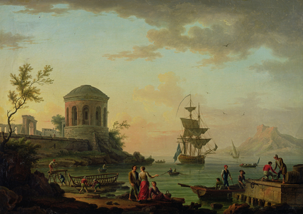 Marine, 18th century (oil on canvas)